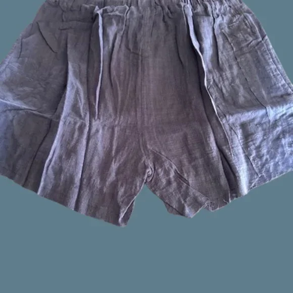 Dark Grey Raw Edge Short  (2)  P5141XL    NWT Boutique - Picture 2 of 7